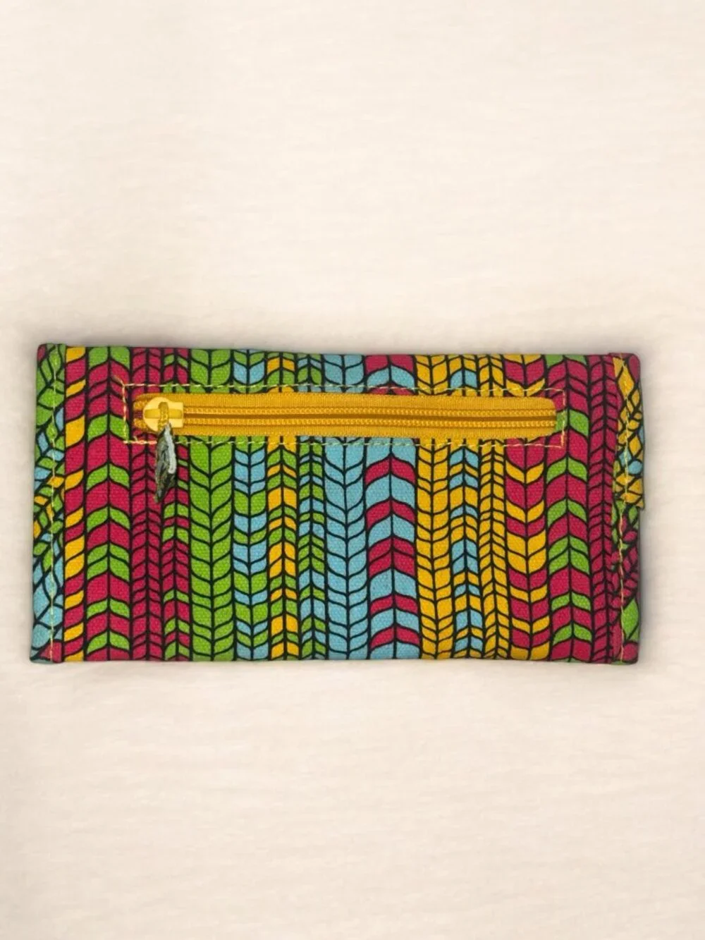 Little Brownie Bakers Colorful Fabric Wallet With Floral Embroidery